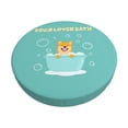 thumbnail image 2 of Round Bar Stool Seat Covers, Dogs Loves Bath Elastic Round Chair Cover Stool Seat Slipcover Bar Stool Cushions Round Pad for 12-14 inch, 2 of 7