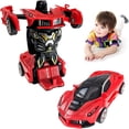 thumbnail image 1 of SUTENGDA Voitures Jouets pour Garçons de 2 à 7 Ans Jouets Transformables Voitures pour Garçons de 3 Ans et Tout-Petits Voitures Robots Jouets pour 4 Ans, 1 of 7