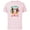 Soft Pink, variant on Disney Mickey and Minnie Mouse Christmas Love Merry Kissmas - Short Sleeve Cotton T-Shirt for Adults - Customized-Yellow