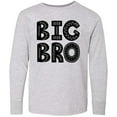 thumbnail image 3 of Inktastic Brother Big Bro Long Sleeve Youth T-Shirt, 3 of 5