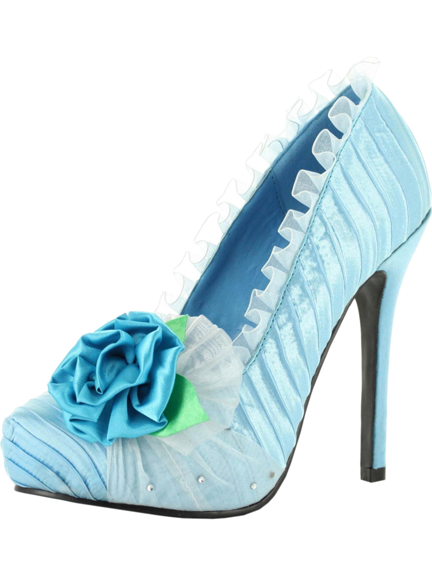 pale blue pumps