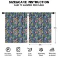 thumbnail image 2 of Blackout Kids Curtains,Paisley Pattern Childrens Insulated Curtains Set Of 2,Bedroom Essentials,Toddler Room Decor 42"x54"(106x137cm), 2 of 4