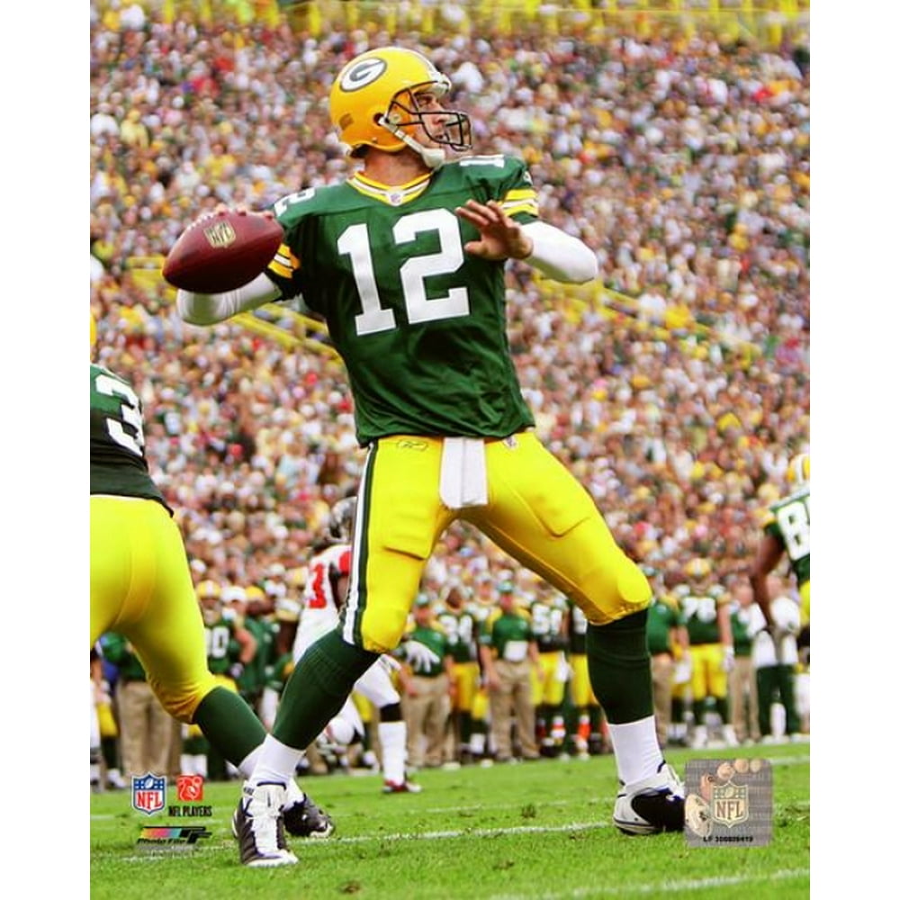 Aaron Rodgers 2008 Passing Action Photo Print