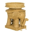 thumbnail image 4 of SAFAVIEH Balford Elephant Storage Accent Table with Tray Top, Natural, 4 of 10