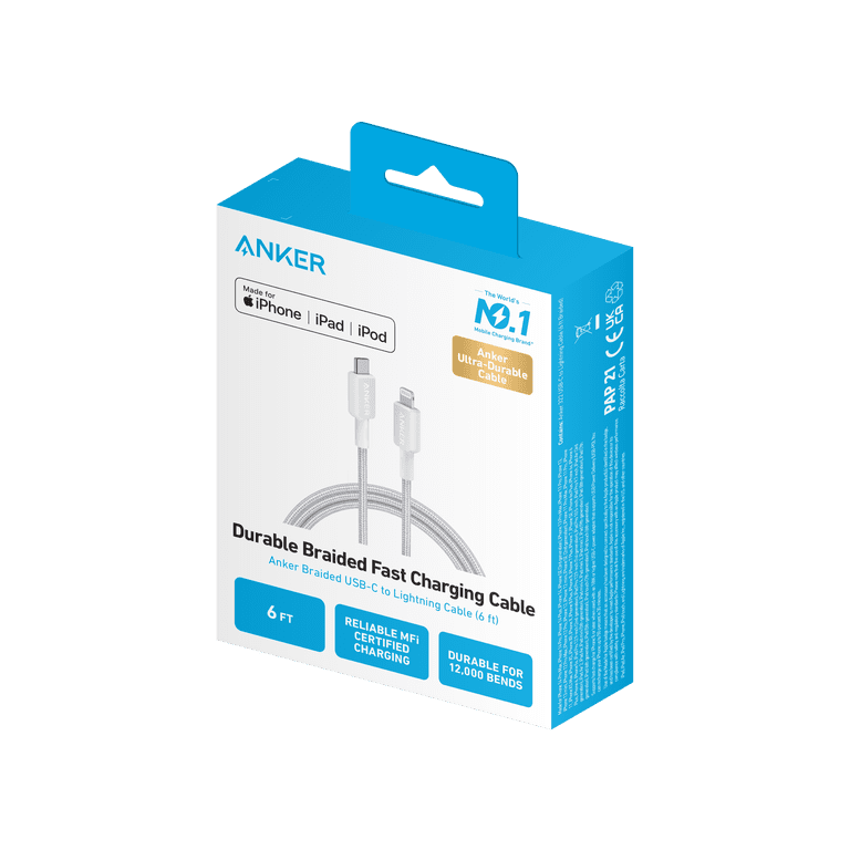 Anker Braided USB-C to Lightning Cable 6ft photo 6