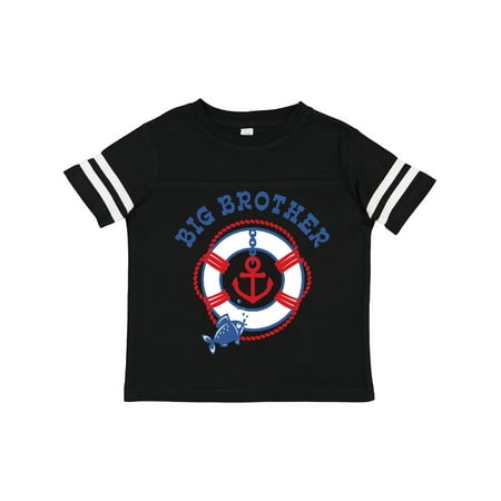 

Inktastic Nautical Big Brother Gift Toddler Boy Girl T-Shirt