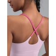 thumbnail image 3 of PISONIC Women's Sports Bra - Breathable & Comfortable Yoga & Fitness Top with Straps, Medium Stretch, Non-Padded, Perfect for Workouts & Casual Wear, Workout Clothes, 3 of 12