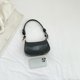 thumbnail image 3 of Bolso de axila de moda para mujer bolso cruzado con patrón de cocodrilo para regalo (negro), 3 of 8