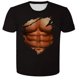 thumbnail image 4 of Playeras Lisas Para Hombre, Moda Informal Para Hombre, Estampado Digital 3D, Ejercicio Muscular, Fitness, Camiseta De Manga Corta, Blusa Superior, 4 of 4