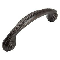 DyGTyX 10 Pack 4114ORB Oil Rubbed Bronze Rope/Scroll Cabinet Hardware Handle Pull - 3" Inch (76mm) Hole Centers