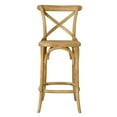 thumbnail image 4 of Counter Stool Chair, Natural, Wood, Bar Pub Cafe Bistro Dining Kitchen Hospitality Restaurant, Modern Contemporary HB33825, 4 of 11