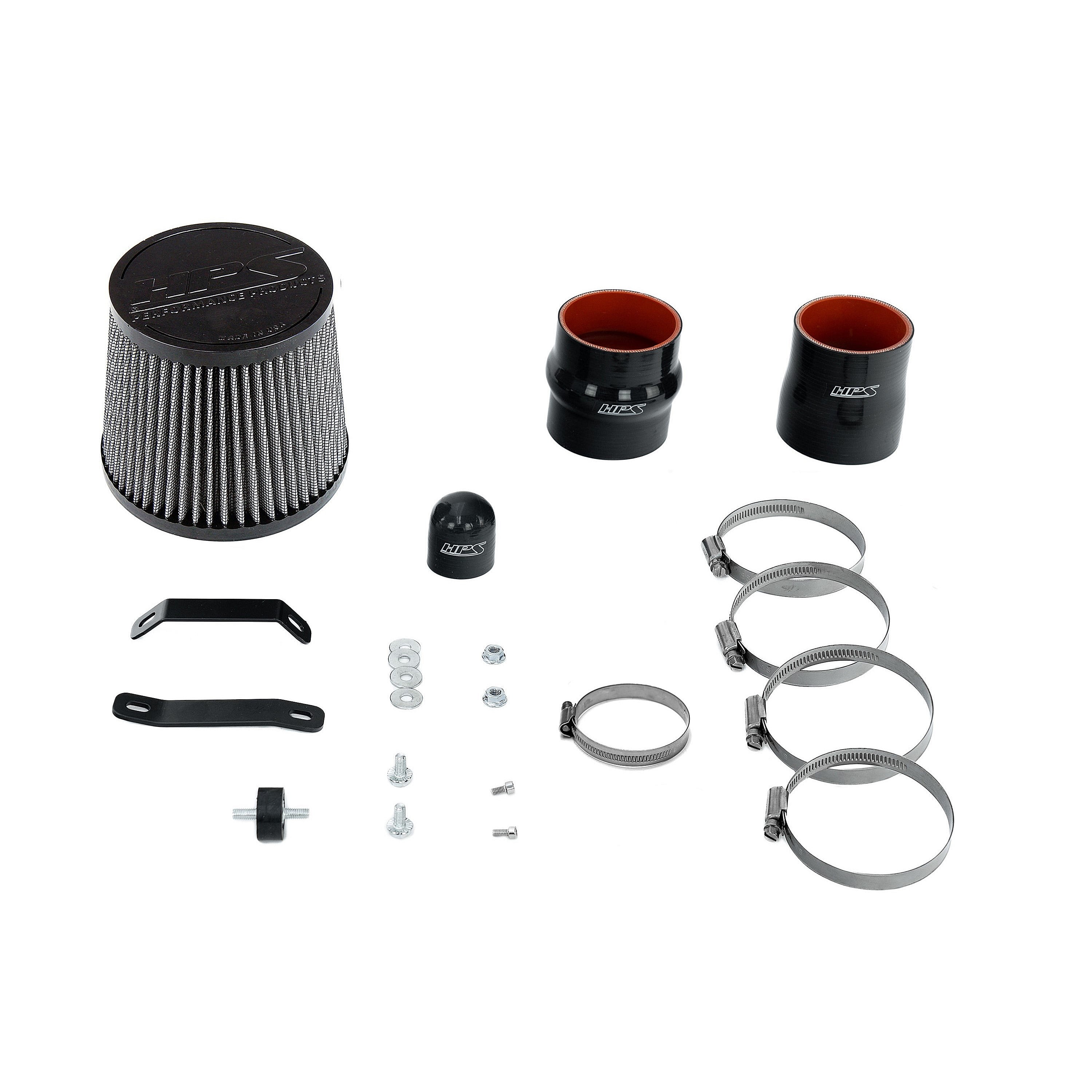 HPS Black Cold Air Intake Kit Cool Long CAI Compatible for 2023-2024 Acura Integra 2022-2024 Honda Civic Si 1.5L Turbo, 837-732WB