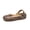 Gold leopard print, variant on Women Closed Toe Clogs Slip On Sandals Lightweight Breathable Non Slip Durable Shoes