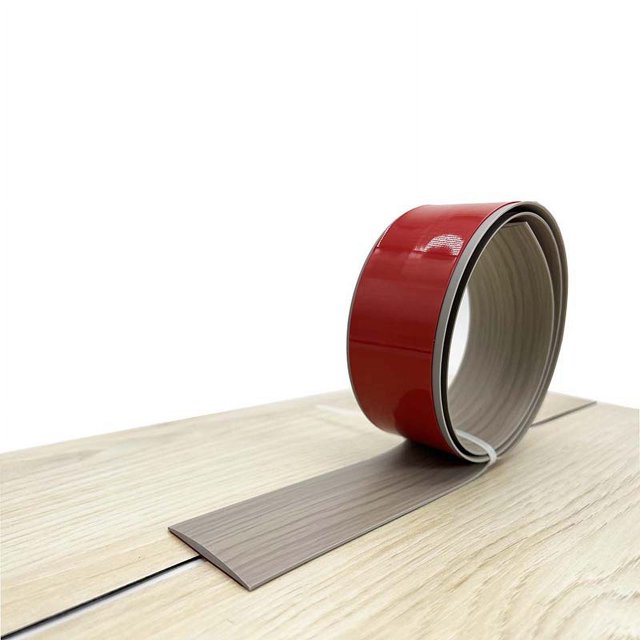 Tira de moldura de hebilla plana autoadhesiva sin pegamento para piso de madera, tira de cierre de borde, tira de umbral de puerta, tira de puerta, banda de borde de costura, decoración de