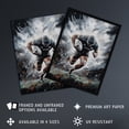 thumbnail image 3 of Rugby Forward Powering Through Action Artwork For Him Rugby Fan Man Cave Unframed Wall Art Print Poster Home Decor Premium, 3 of 5