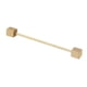 thumbnail image 1 of Pin de barra de cuello para hombre, barra de aleación de tono dorado, tornillo extremo, accesorio para de negocios para hombre, 1 of 8
