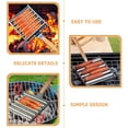 thumbnail image 3 of TABLZONE Hot Dog Rack with Stainless Steel and Wooden Handle for Outdoor BBQ Even Heating Design Multi Color 1 Set, 3 of 7