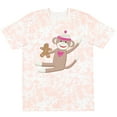 thumbnail image 3 of Inktastic Sock Monkey Gingerbread T-Shirt, 3 of 5