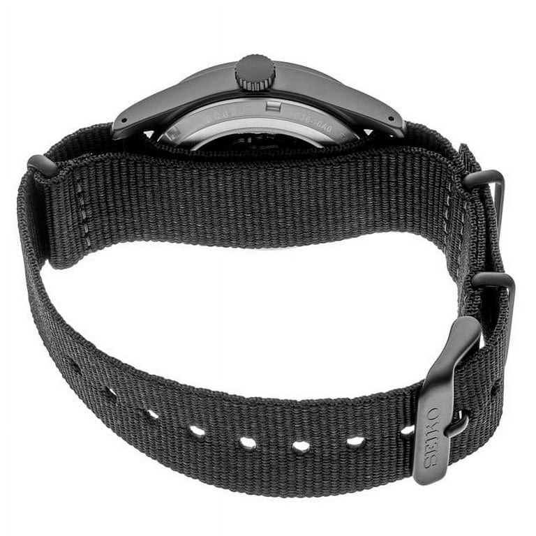 Seiko 5 Sports Field Watch in Stealth Black on Nylon Strap Seiko 5 Sports Field Watch in Stealth Black on Nylon Strap