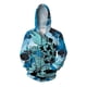 thumbnail image 2 of Sudadera con estampado de tortuga para hombre, sudadera personalizada con estampado de peces, sudadera con capucha informal y versátil, sudadera con capucha con cremallera, 2 of 4