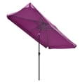 thumbnail image 6 of Yescom Metal Patio Umbrella 6 Ribs Sunshade Table Umbrella Tilt Hand Crank, 6 of 11