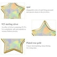 thumbnail image 3 of Gold Cute Opal Star Cartilage Stud Earrings for Women 925 Sterling Silver Tragus Tiny Small Studs Earring, 3 of 4