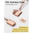 thumbnail image 6 of KeyStyle Envelope Locket Necklace with Love You Letter Necklace for Women Jewelry Graduation Gifts for Friend, 6 of 10