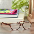 thumbnail image 4 of Equate Women's Iris Square Reading Glasses with Case, Tortoise Shell, +1.75, 4 of 12