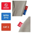 thumbnail image 7 of UNIFU FR Shirts for Men Flame Resistant Zipper 12OZ Heavy Weight Long Sleeve Fleece 100% C NFPA2112/CAT2 Hooded Sweatshirt, 7 of 7