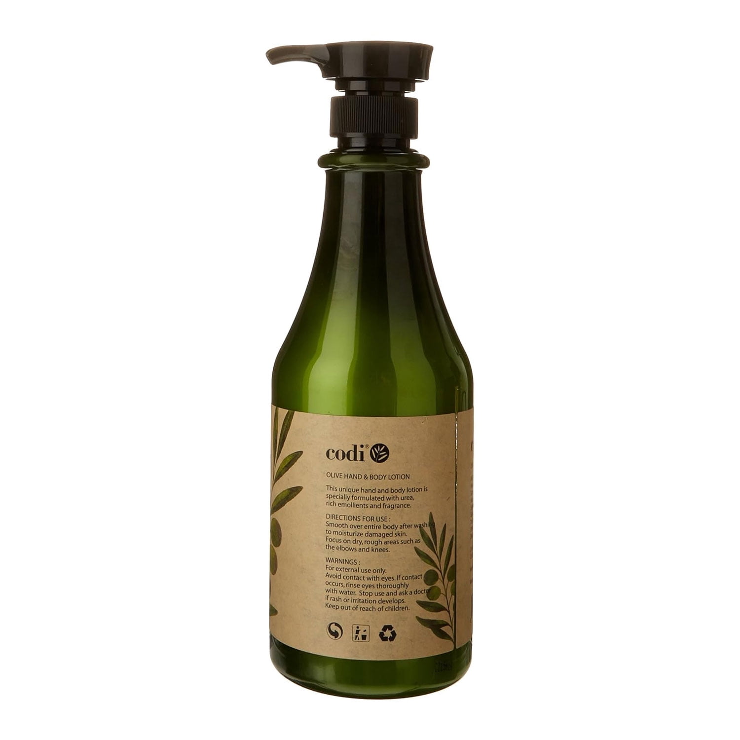 CODi Olive Hand Body Lotion, 25 Oz., Pack of 6