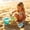 Blue, variant on Beach Toys for Ages 4-8, Ocean Beach Toys, Collapsible Beach Toys, Collapsible Sand Bucket and Shovels Set, Sandbox Travel Toys Beach Vacation Essentials, Camping Gear, Fishing