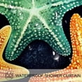 thumbnail image 3 of Starfish Waterproof Printed Bathroom Curtain Set with Hooks - Stylish Bathroom Decoration, 3 of 5