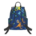 thumbnail image 2 of Balery Dinosaur In Space Lightweight Backpack for Men and Women - Durable and Water-Resistant, Ideal for School, Work, Travel, and Everyday Use, 2 of 9