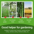 thumbnail image 6 of Manganese Steel Double-Edged Sickle | Heavy Duty Gardening Tool for Weeding, Pruning, Mowing, Firewood & Rice Harvesting | 2.8mm Thick Blade | Rust Resistant | 8.5x20.5x17cm | 1 Piece, 6 of 9