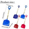 thumbnail image 3 of Outdoor Multi-Purpose Beach and Winter Shovel with Ergonomic Design,Thickened Sand Snow Tool for Outdoor Activities,Beach Shovel,Snow Shovel,Outdoor Toy,Red,1PC, 3 of 9