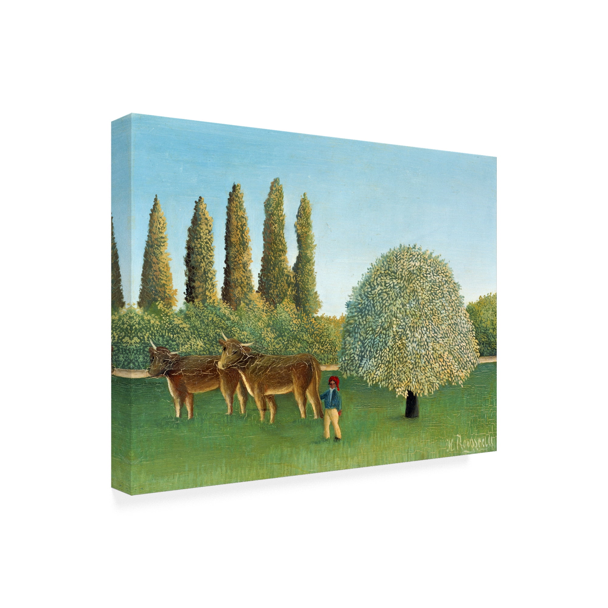 Trademark Fine Art 'Meadowland' Canvas Art by Henri Rousseau
