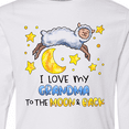 thumbnail image 4 of Inktastic I Love my Grandma to the Moon and Back Cute Sheep Long Sleeve Youth T-Shirt, 4 of 5