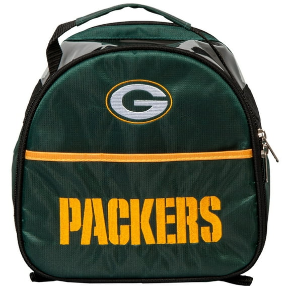 Green Green Bay Packers Single Ball Bowlilng Bag