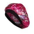 thumbnail image 3 of JUNWELL Soft Silk Hair Bonnet with Wide Band Comfortable Night Sleep Hat Hair Loss Cap, 3 of 3