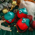 thumbnail image 2 of Bewildely Caja de almacenamiento de Nochebuena con asa, caja de regalo portátil, contenedor de dulces para fiestas, paquete de decoración, organizador Kits de decoración para fiestas Bewildely HA070519-01B, 2 of 6