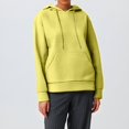 thumbnail image 1 of IMENGL Hoodies trendy knit drawstring pullover, Yellow M, Size M-3XL, 1 of 7