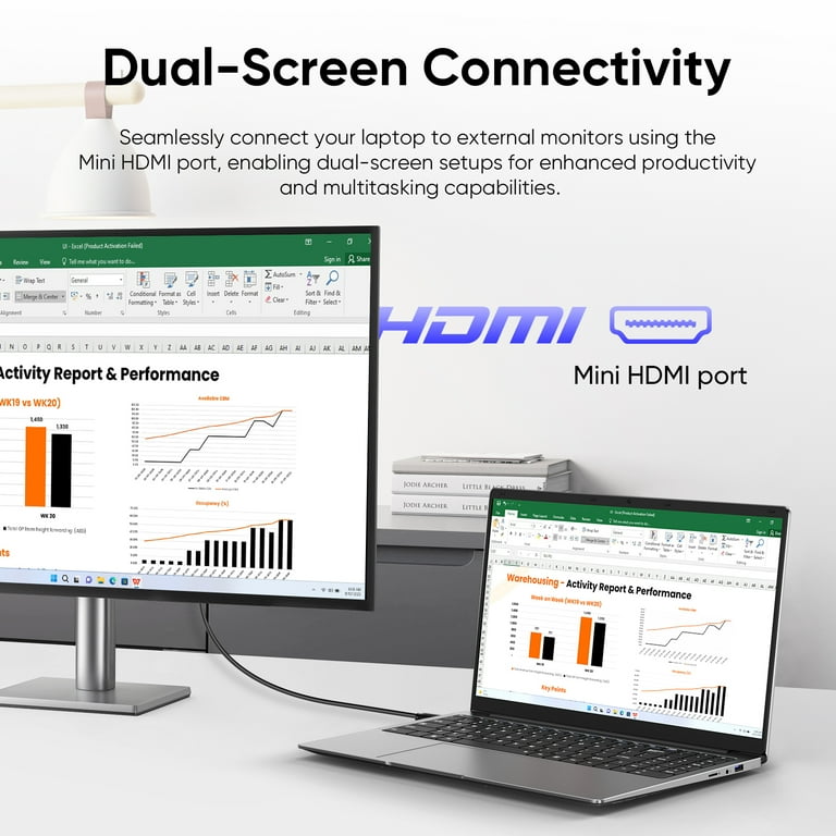 Upbud Ordinateur Portable 15,6" Win11 Pro Avec 8 Go De RAM, SSD 256 Go