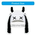 thumbnail image 3 of Knit Beanie Hats Cute Bunny Long Ears Funny Hat Winter Cap Warm Knit Rabbit Crochet Skull Cap Outdoor Slouchy Hat ski hat, 3 of 7