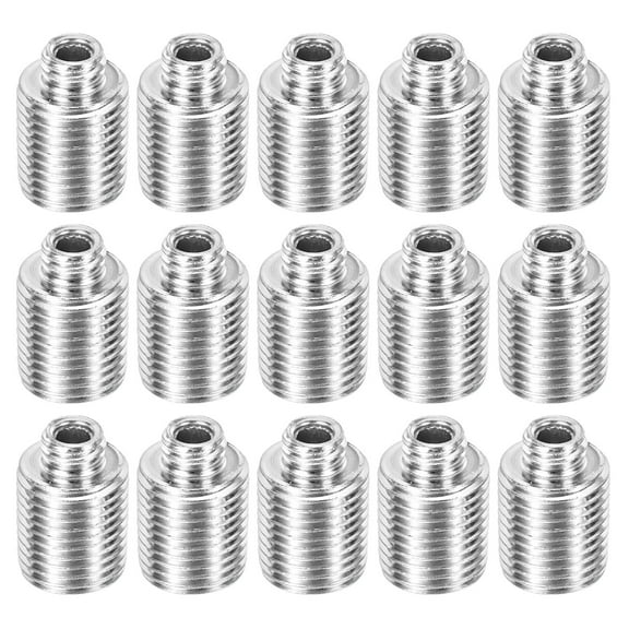 Uxcell Threaded Reducer M10 to M6 Male Thread Convert Screw Adapter Pipe Fitting Connector 15 Pack