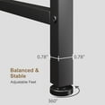 thumbnail image 7 of NEILA 5.9" Slim Sofa Table, 2 Tier Narrow Console Table with Adjustable Shelf, Space-Saving Behind Couch Table for Living Room, Entryway, Hallway, and Foyer,Black, 7 of 7