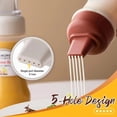 thumbnail image 3 of 9.8 Oz Condiment Squeeze Spray Bottle With Dust-Proof Cover Porous Sauce Bottle, Reusable With Markings, Suitable For Home Use, 3 of 8