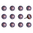 thumbnail image 1 of KNOB-IT VINTAGE HANDPAINTED CERAMIC KNOBS (12-Pack) K000008, 1 of 3
