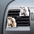 thumbnail image 5 of WIRESTER Car Air Freshener Fragrance Vent Clip Interior Decoration for Cars with Lemon Scented Pad - Black White Appaloosa Horse, 5 of 7