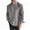 Black-02, variant on Rvwovn Men's Loose Fit Mandarin Collar Shirt - Casual Striped Half-Placket Long Sleeve Blouse