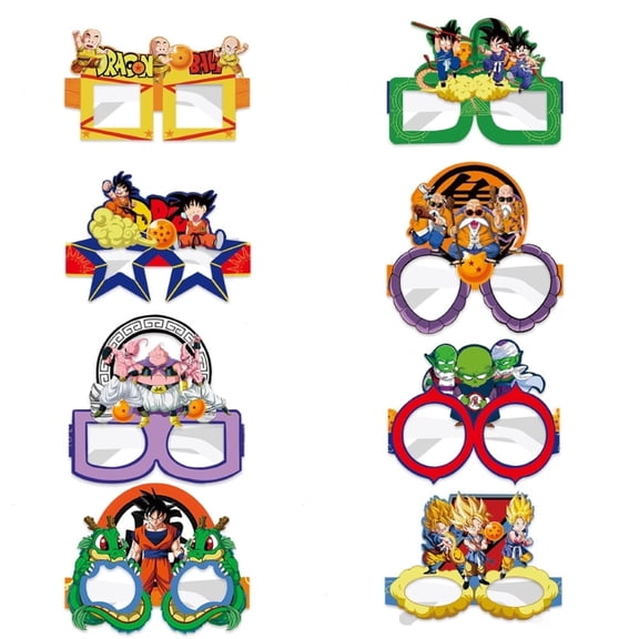 Yyzldj Party Glasses Goku Birthday Multicolor 16 Count